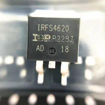 10 шт./лот IRFS4620TRLPBF TO-263 IRFS4620 N-канальный MOSFET D2PAK-3 200V 24A 78 Мом 25nC Qg Рабочая температура:- 55C -+ 175 C