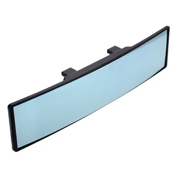 11,8-дюймовое 300-мм синее покрытие на универсальном панорамном зеркале заднего вида салона автомобиля Universal Fit