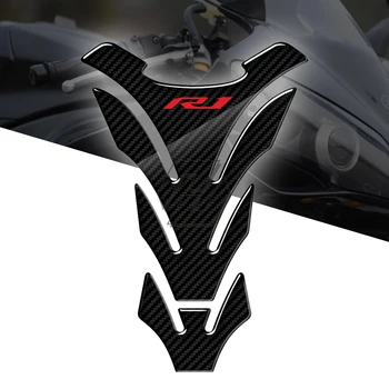 3D Смола Бак Мотоцикла Pad Protector Наклейки Чехол для Yamaha R1 YZF-R1 2017-2021