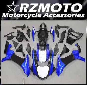 4Gifts Новый Комплект Обтекателей для мотоциклов ABS, Пригодный для YAMAHA YZF - R1 2015 2016 2017 2018 15 16 17 18 Кузов На Заказ Синий Белый