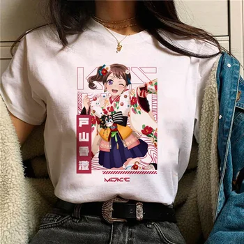 bang dream Tee женская футболка harajuku женская уличная одежда забавная одежда 2000-х годов