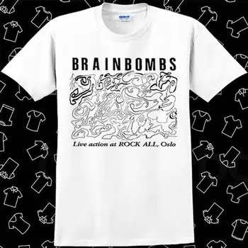 Brainbombs Live Action на Rock All Oslo, подарок в виде футболки-мема