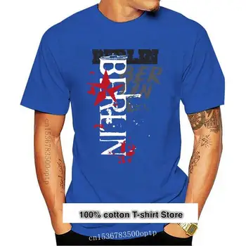 Camiseta de manga corta para hombre, ropa nueva de Berlín, Roter Stern