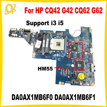 DA0AX1MB6F0 DA0AX1MB6F1 Материнская плата подходит для HP CQ42 G42 CQ62 G62 материнская плата ноутбука 595183-001 595183-501 HM55 HD GPU DDR3