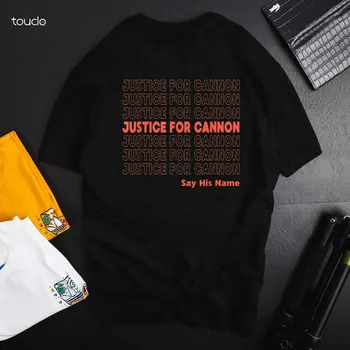 Justice For Cannon Невинные жизни Имеют значение Футболка Унисекс Футболка Оверсайз Футболки Модная футболка Летняя Новая популярная уличная одежда