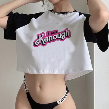 Kenough корейская мода 90-х, готический укороченный топ, милые футболки хиппи 90-х 2000-х годов для девочек