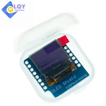 LQY 0,66 дюймовый OLED-Дисплей Модуль для WEMOS D1 MINI ESP32 Модуль AVR STM32 64x48 0,66 
