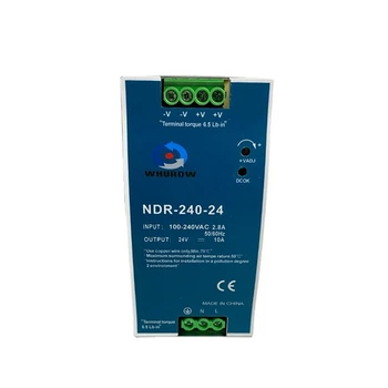 NDR-240-24 Монтируется На DIN-Рейку Для Промышленного Привода Управления Электрическим Шкафом С Выключателем Питания
