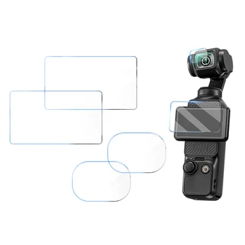 STARTRC 4шт Защитные Пленки для DJI Osmo Pocket 3 для Камеры Из закаленного Стекла, Защита экрана от Царапин и Пыли