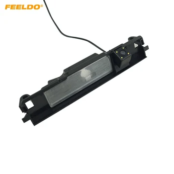 Автомобильная Камера заднего Вида FEELDO со светодиодной Подсветкой Для Toyota Yaris/Belta XP90 (05 ~ 13) Хэтчбек 5-дверная Резервная Парковочная Камера
