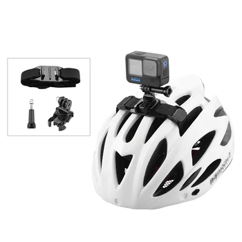Адаптер для Оголовья шлема для GoPro 10/9 для Osmo Action для Insta360 ONE R Велосипедный Шлем с Держателем Монтажного Кронштейна для Оголовья