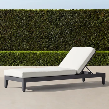 Алюминиевые Уличные садовые скамейки Кушетка Нового дизайна Кресло для бассейна Шезлонг для отдыха в саду