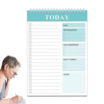 Блокнот для ежедневника, Ежедневник с двойной резьбой, дневник тренировок и планировщик дел для работы и дома