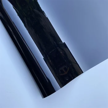 Виниловые наклейки из ПЭТ-хрома премиум-класса с удалением глянцевого затемнения, выпуск воздуха для автоматической хромированной отделки крыши, ручки стойки крыла