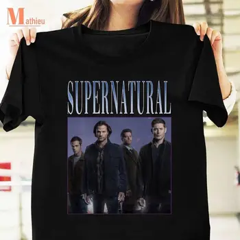 Винтажная футболка Supernatural Homage, футболка с фильмом 