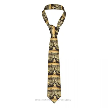 Винтажный U S Route 66 Классический мужской галстук из полиэстера шириной 8 см для косплея, аксессуар для вечеринки