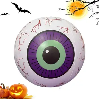 Гигантские надувные глазные яблоки, креативное светодиодное украшение для глазных яблок на Хэллоуин, Многоразовые динамические украшения для глазных яблок, подсветка на Хэллоуин