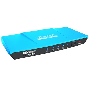 Дистрибьютор TESmart 4-полосный разделитель видео HDMI 1X4 1in 4out синхронный 4ksupport CEC HD HDCP smart EDID HDMI Splitter