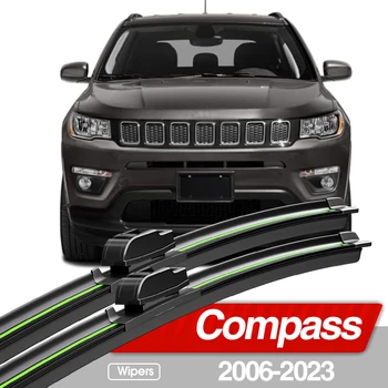 Для Jeep Compass MK MP 2006-2023 Щетки Стеклоочистителя Переднего Лобового стекла 2шт Аксессуары Для Окон 2007 2013 2015 2019 2020 2021