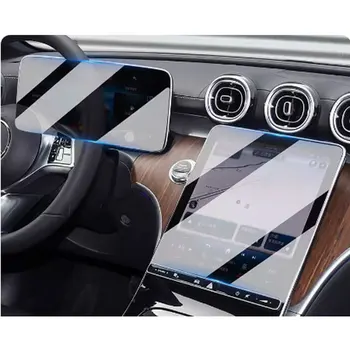 Для Mercedes Benz C-CLASS W206 Защитная пленка из закаленного стекла 2021 2022 12,3-дюймовая автомобильная навигационная мембрана, устойчивая к царапинам