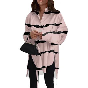 Женская одежда, уникальный отложной воротник, женский пуловер, Зима 2024, модные женские свитшоты с длинными рукавами, роскошная Roupa Feminina