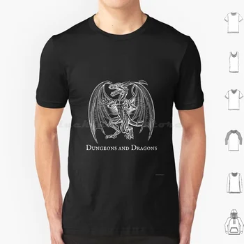 И Дизайнерская футболка Большого размера из 100% хлопка и Dnd D D Rpg D20 Dice Dm Master Gaming Roleplay Настольная игра Nerd D и D Dragon