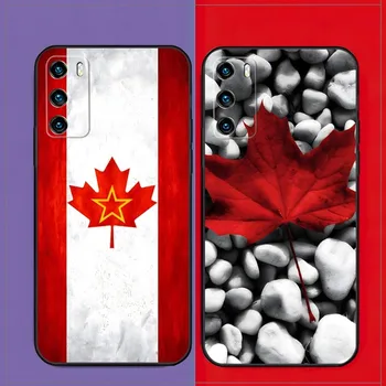 Канада Чехол Для Телефона с Канадским Флагом Для Huawei P50 P50Pro P40 P30 P20 P10 P9 Pro Plus P8 Psmart Z 2022 Nova 8I 8PRO 8SE Shell
