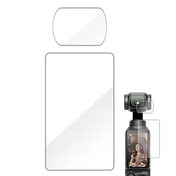 Карманная пленка для объектива, защита экрана и объектива от царапин, стеклянная пленка, объектив камеры, закаленное стекло, водонепроницаемость высокой четкости, Простота использования