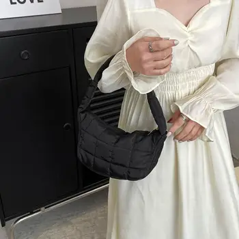 Косметички для девочек, корейская сумочка в клетку, кошельки, сетчатые сумки на одно плечо, женские сумки, полосатая решетчатая сумка подмышками