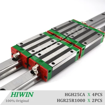 Линейная Направляющая HIWIN HGR25 1000 мм HGH25CA Блокирует Центральные Направляющие Станка с ЧПУ по оси z для высокоточной фрезы