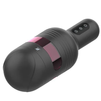 Мужской вибрационный массажер с перистальтическим всасыванием для мастурбации, двухканальные товары для мастурбации для взрослых, секс-игрушки для мужчин