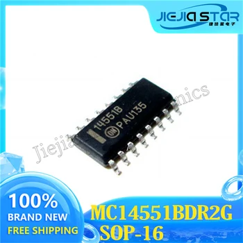 Мультиплексор IC Quad 4PDT, 14551BG, SOP16, MC14551BDR2G, MC14551, 100% оригинал, Бесплатная доставка, Электроника, 3-20 шт.