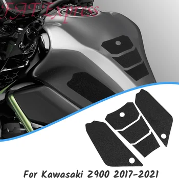 Накладка Бака Z900 Тяговые Накладки Бензобака Для Kawasaki Z900 2017-2021 2020 2019 Боковые Наклейки Топливного Бака Наколенники Протектор Наклейка