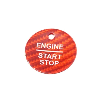 Наклейка на Кнопку Запуска Устройства Зажигания автомобиля Ford Everest Mondeo Ecoboost Escort F150 Explorer Focus Edge (Красный)
