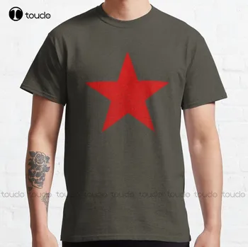 Новая классическая футболка Russian Red Star в винтажном стиле, хлопковая футболка S-5Xl