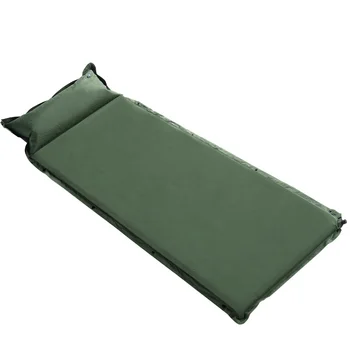 Новое поступление 192 * 66* 5 см, замшевая Автоматическая надувная подушка для одного человека, воздушный коврик для отдыха в кемпинге, спальный коврик Matelas Gonflable