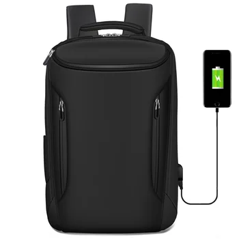 Новый рюкзак для мужского делового ноутбука, модный рюкзак с USB, для путешествий с защитой от брызг, мужской многофункциональный рюкзак