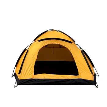 Однослойная палатка с одной дверью на 2-3 человека, пара шестов из стекловолокна, Туристическая палатка для кемпинга, пляжная палатка