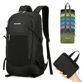 Открытый Складной рюкзак, водонепроницаемая легкая портативная спортивная сумка для путешествий, рюкзак для отдыха, кемпинга, пешего туризма xa61wd