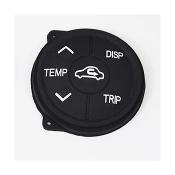 Переключатель управления рулевым колесом автомобиля, ярко-черная рамка для Toyota Prius 2011-2015, кнопки управления, черный