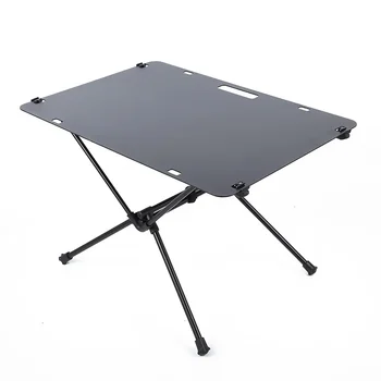 Портативный складной стол из алюминиевого сплава на открытом воздухе, легкий алюминиевый кронштейн для тактического стола для кемпинга