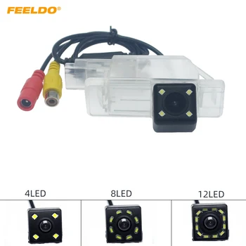 Специальная Резервная Камера заднего Вида FEELDO Car Со Светодиодной Подсветкой Для Peugeot 301/308/408/508 Камера заднего Вида #AM6173