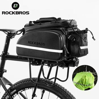 Сумка для переноски велосипеда ROCKBROS MTB Велосипедная стойка багажник для велосипеда Многофункциональная сумка для путешествий большой емкости с дождевиком
