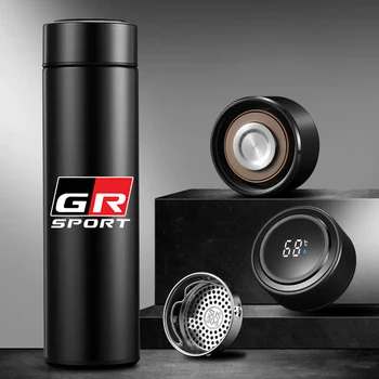 умный термос объемом 500 мл со светодиодным дисплеем температуры для Toyota GR Gazoo Racing Sport Аксессуары для стайлинга автомобилей