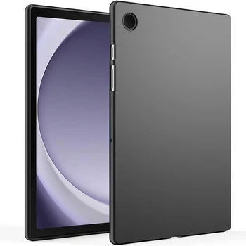 Чехол для планшета Samsung Galaxy Tab A9 Plus 11 2023 SM-X210 SM-X215 SM-X216 X210 Гибкая Мягкая Силиконовая Оболочка Матовый Черный Чехол