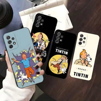 Чехол для телефона The Adventures Of Tintin для Samsung Galaxy S30 S23 S22 S21 S20 Ultra Fe S10 S9 Note 20 10 Pro Plus Cover