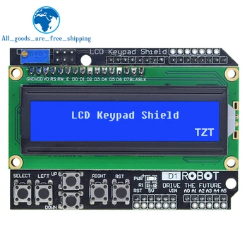 Экран ЖК-клавиатуры TZT LCD1602 Дисплей модуля LCD 1602 синий экран для Arduino