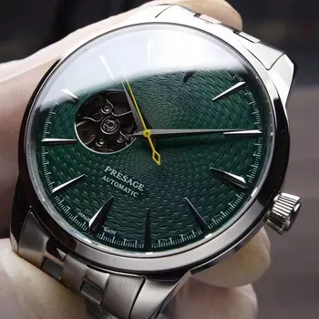 Японское оборудование SRPB41 Presage Мужские часы серебристого цвета из нержавеющей стали 40,5 мм
